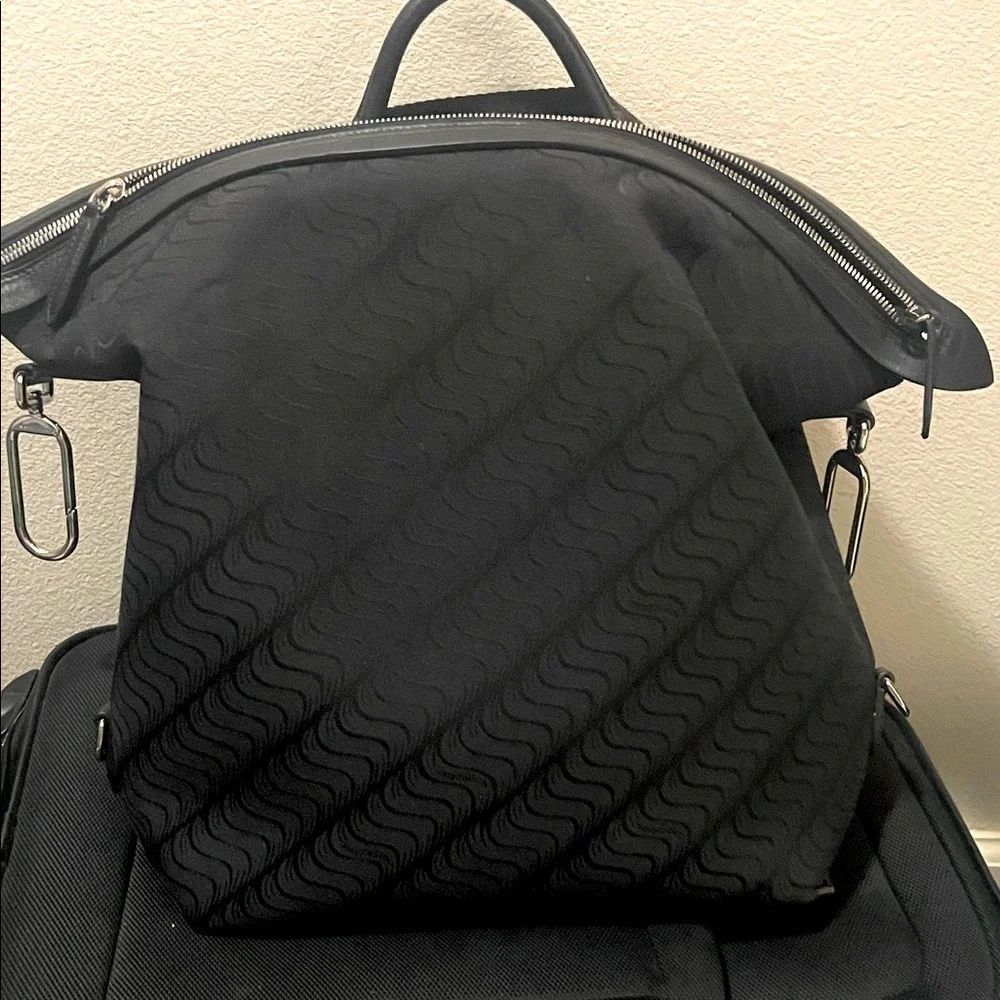 Smythson Black Travel Backpack - Sleek Everyday Bag
